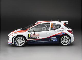 Peugeot 207 S2000 – #2 P.Solberg /C.Patterson – Rallye Automobile Monte-Carlo 2011 white/red/black SunStar Metallmodell 1:18